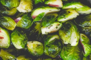 Perfectly crispy air fryer Brussels sprouts