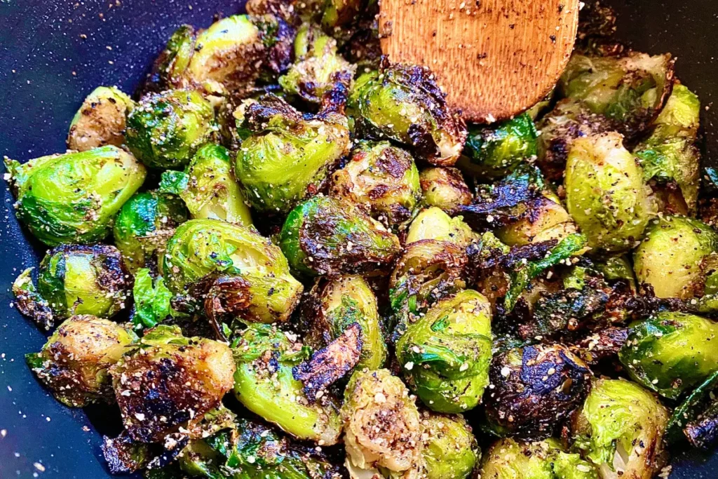 Burnt Brussels sprouts in air fryer - common mistakes