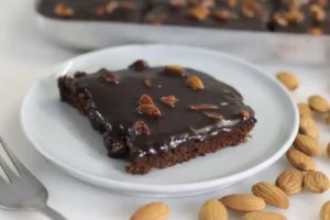 Chocolate Texas Sheet Cake slice