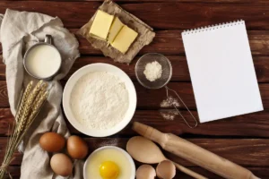 Ingredients for Texas Sheet Cake preparation