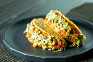 Keto taco pie, a delicious low-carb ground beef dish